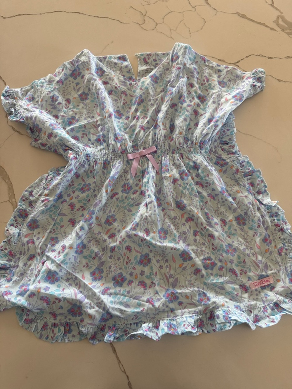 Floral swim cover up